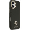 Guess Case Grained Strass Logo MagSafe for iPhone 17 black - (GUHMP17SPGCRMDEK)