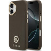 Guess Case Grained Strass Logo MagSafe for iPhone 17 brown - (GUHMP17SPGCRMDEW)