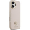 Guess Case Grained Strass Logo MagSafe for iPhone 17 pink - (GUHMP17SPGCRMDEP)