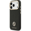 Guess Case Grained Strass Logo MagSafe for iPhone 17 Pro black - (GUHMP17LPGCRMDEK)