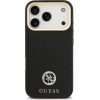 Guess Case Grained Strass Logo MagSafe for iPhone 17 Pro black - (GUHMP17LPGCRMDEK)
