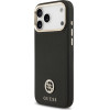 Guess Case Grained Strass Logo MagSafe for iPhone 17 Pro Max black - (GUHMP17XPGCRMDEK)