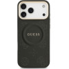 Guess Case Peony Hot Stamp MagSafe for iPhone 17 Pro Max black - (GUHMP17XPSAMSECK)