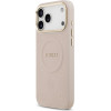 Guess Case Peony Hot Stamp MagSafe for iPhone 17 Pro Max pink - (GUHMP17XPSAMSECP)