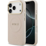 Guess Case Peony Hot Stamp MagSafe for iPhone 17 Pro pink - (GUHMP17LPSAMSECP)