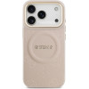 Guess Case Peony Hot Stamp MagSafe for iPhone 17 Pro pink - (GUHMP17LPSAMSECP)