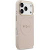 Guess Case Peony Hot Stamp MagSafe for iPhone 17 Pro pink - (GUHMP17LPSAMSECP)