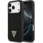 Guess Case Rhinestone Triangle Logo for iPhone 17 Pro black - (GUHCP17LHDGTPK)