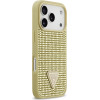 Guess Case Rhinestone Triangle Logo for iPhone 17 Pro gold - (GUHCP17LHDGTPD)