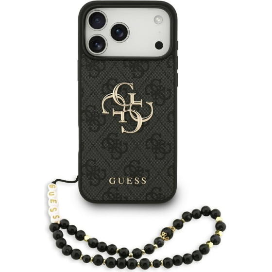 Guess Etui 4G Strap 4G Classic Logo do iPhone 17 Pro Max czarny - (GUHCP17XP4GMGSK)