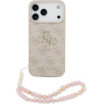 Guess Etui 4G Strap 4G Classic Logo do iPhone 17 Pro Max rozowy - (GUHCP17XP4GMGSP)