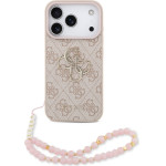 Guess Etui 4G Strap 4G Classic Logo do iPhone 17 Pro rozowy - (GUHCP17LP4GMGSP)
