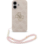 Guess Etui 4G Strap 4G Classic Logo do iPhone 17 rozowy - (GUHCP17SP4GMGSP)