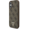 Guess Etui 4G Strap Triangle Logo MagSafe do iPhone 17 brazowy - (GUHMP17SP4TSDPPSW)
