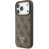 Guess Etui 4G Strap Triangle Logo MagSafe do iPhone 17 Pro brazowy - (GUHMP17LP4TSDPPSW)
