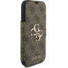 Guess Etui Book 4G Metal Logo do iPhone 17 Pro brazowy - (GUBKP17L4GMGBR)