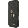 Guess Etui Book 4G Metal Logo do iPhone 17 Pro czarny - (GUBKP17L4GMGGR)