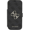 Guess Etui Book 4G Metal Logo do iPhone 17 Pro czarny - (GUBKP17L4GMGGR)