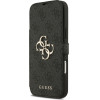 Guess Etui Book 4G Metal Logo do iPhone 17 Pro Max czarny - (GUBKP17X4GMGGR)
