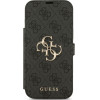 Guess Etui Book 4G Metal Logo do iPhone 17 Pro Max czarny - (GUBKP17X4GMGGR)