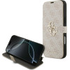 Guess Etui Book 4G Metal Logo do iPhone 17 Pro Max rozowy - (GUBKP17X4GMGPI)