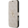 Guess Etui Book 4G Metal Logo do iPhone 17 Pro Max rozowy - (GUBKP17X4GMGPI)