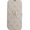 Guess Etui Book 4G Metal Logo do iPhone 17 Pro Max rozowy - (GUBKP17X4GMGPI)