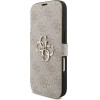 Guess Etui Book 4G Metal Logo do iPhone 17 Pro rozowy - (GUBKP17L4GMGPI)