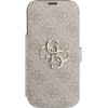 Guess Etui Book 4G Metal Logo do iPhone 17 Pro rozowy - (GUBKP17L4GMGPI)