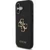 Guess Etui Grained Big 4G & Classic Logo do iPhone 17 czarny - (GUHCP17SPGT4MBK)