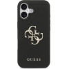 Guess Etui Grained Big 4G & Classic Logo do iPhone 17 czarny - (GUHCP17SPGT4MBK)