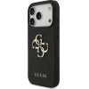 Guess Etui Grained Big 4G & Classic Logo do iPhone 17 Pro czarny - (GUHCP17LPGT4MBK)