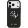 Guess Etui Grained Big 4G & Classic Logo do iPhone 17 Pro czarny - (GUHCP17LPGT4MBK)