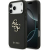 Guess Etui Grained Big 4G & Classic Logo do iPhone 17 Pro Max czarny - (GUHCP17XPGT4MBK)