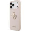 Guess Etui Grained Big 4G & Classic Logo do iPhone 17 Pro Max rozowy - (GUHCP17XPGT4MBP)