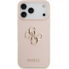 Guess Etui Grained Big 4G & Classic Logo do iPhone 17 Pro Max rozowy - (GUHCP17XPGT4MBP)