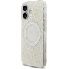 Guess Etui IML Flowers Electro Pearl Strap MagSafe do iPhone 17 bialy - (GUHMP17SHCPOFPH)
