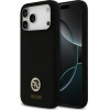 Guess Etui Silicone Logo Strass 4G MagSafe do iPhone 17 Pro Max czarny - (GUHMP17XM4DGPK)