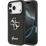 Guess Fixed Glitter Big 4G case for iPhone 17 Pro black - (GUHCP17LHG4SGK)
