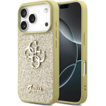 Guess Fixed Glitter Big 4G case for iPhone 17 Pro gold - (GUHCP17LHG4SGD)