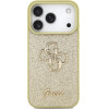 Guess Fixed Glitter Big 4G case for iPhone 17 Pro gold - (GUHCP17LHG4SGD)