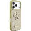 Guess Fixed Glitter Big 4G case for iPhone 17 Pro gold - (GUHCP17LHG4SGD)