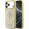Guess Fixed Glitter Big 4G case for iPhone 17 Pro Max gold - (GUHCP17XHG4SGD)
