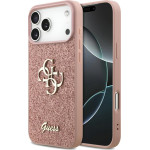 Guess Fixed Glitter Big 4G Case for iPhone 17 Pro Max Pink - (GUHCP17XHG4SGP)