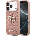 Guess Fixed Glitter Big 4G Case for iPhone 17 Pro Pink - (GUHCP17LHG4SGP)
