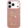 Guess Fixed Glitter Big 4G Case for iPhone 17 Pro Pink - (GUHCP17LHG4SGP)