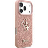 Guess Fixed Glitter Big 4G Case for iPhone 17 Pro Pink - (GUHCP17LHG4SGP)