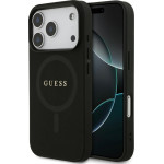Guess Saffiano Classic Logo MagSafe Case for iPhone 17 Pro Black - (GUHMP17LPSAHMCK)