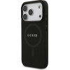 Guess Saffiano Classic Logo MagSafe Case for iPhone 17 Pro Black - (GUHMP17LPSAHMCK)