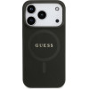 Guess Saffiano Classic Logo MagSafe Case for iPhone 17 Pro Black - (GUHMP17LPSAHMCK)